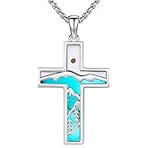 Midir&Etain Mustard Seed Necklace S925 Sterling Silver Mountain Necklace Christian Faith of A Mustard Seed Necklace for Women Religious Gifts Jewelry