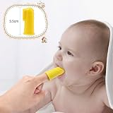 Vicloon Silicone Baby Finger Toothbrush 6 Pack with Clear Case Set view 3