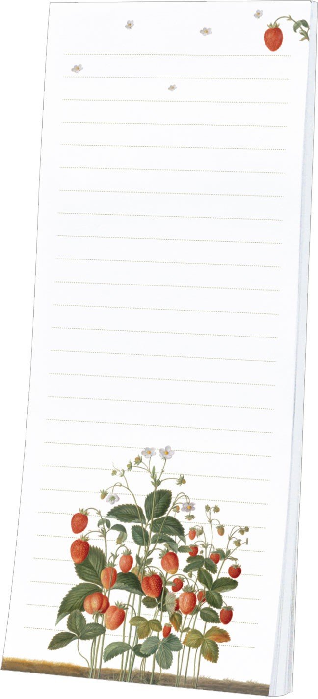 Bloc de notas de nevera. Fresas Serie El Nassau florilegio: Amazon ...