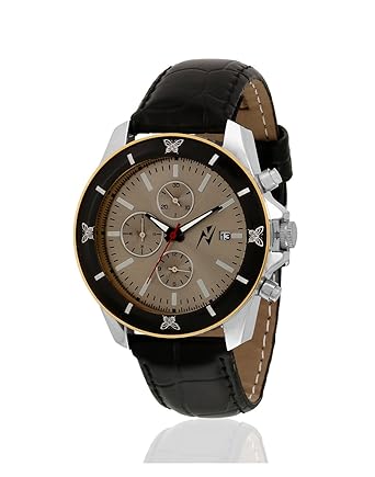 Chronograph Grey Dial Mens Watch - 23123