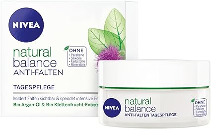 nivea pure & natural moisturising day cream