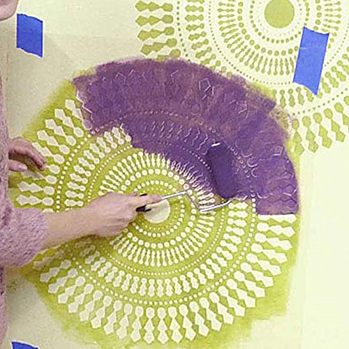 2-Pack 4" Dense Foam Rollers Replacement - Perfect for Wall Stenciling - Thumbnail 3