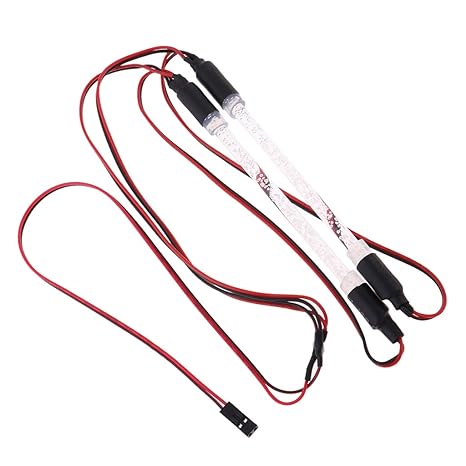 2 Stücke LED Lampen Nachtlicht Beleuchtung für 1:10 RC Auto Modell