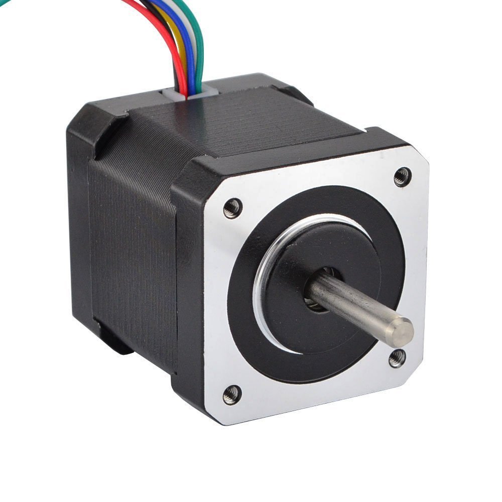 JoyNano Nema 17 Stepper Motor Bipolar 1.7A 59N.cm Holding Torque 2-Phase 4-Wire 1.8 Deg 42x42x48mm Body for 3D Printer or CNC Machine
