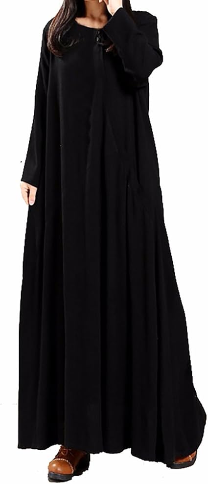 plain black maxi dress uk