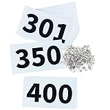 UISKOOPW Tyvek Race Bibs Running Numbers with