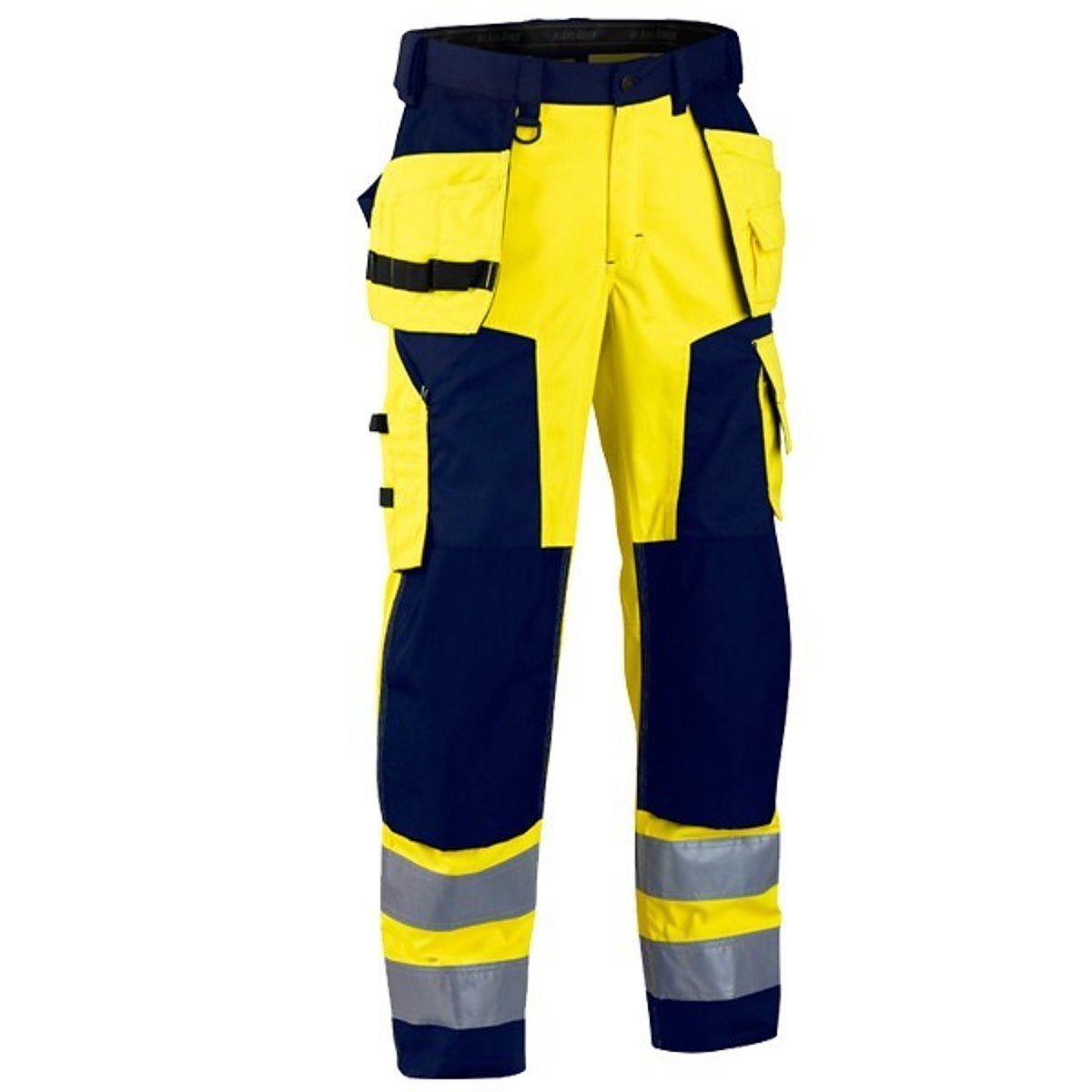 Blakläder 156818113389C64 Size C64 Cl.2 "High Vis" Trousers - Yellow/Navy Blue