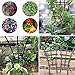 Ibnotuiy 4Pcs Plastic Superimposed Garden DIY Mini Climbing Trellis Flower Supports Courtyard Plant Support Dark Green (4Pcs)