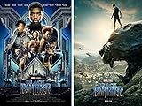 Black Panther 2018 movie Set of 2 Posters 24x36