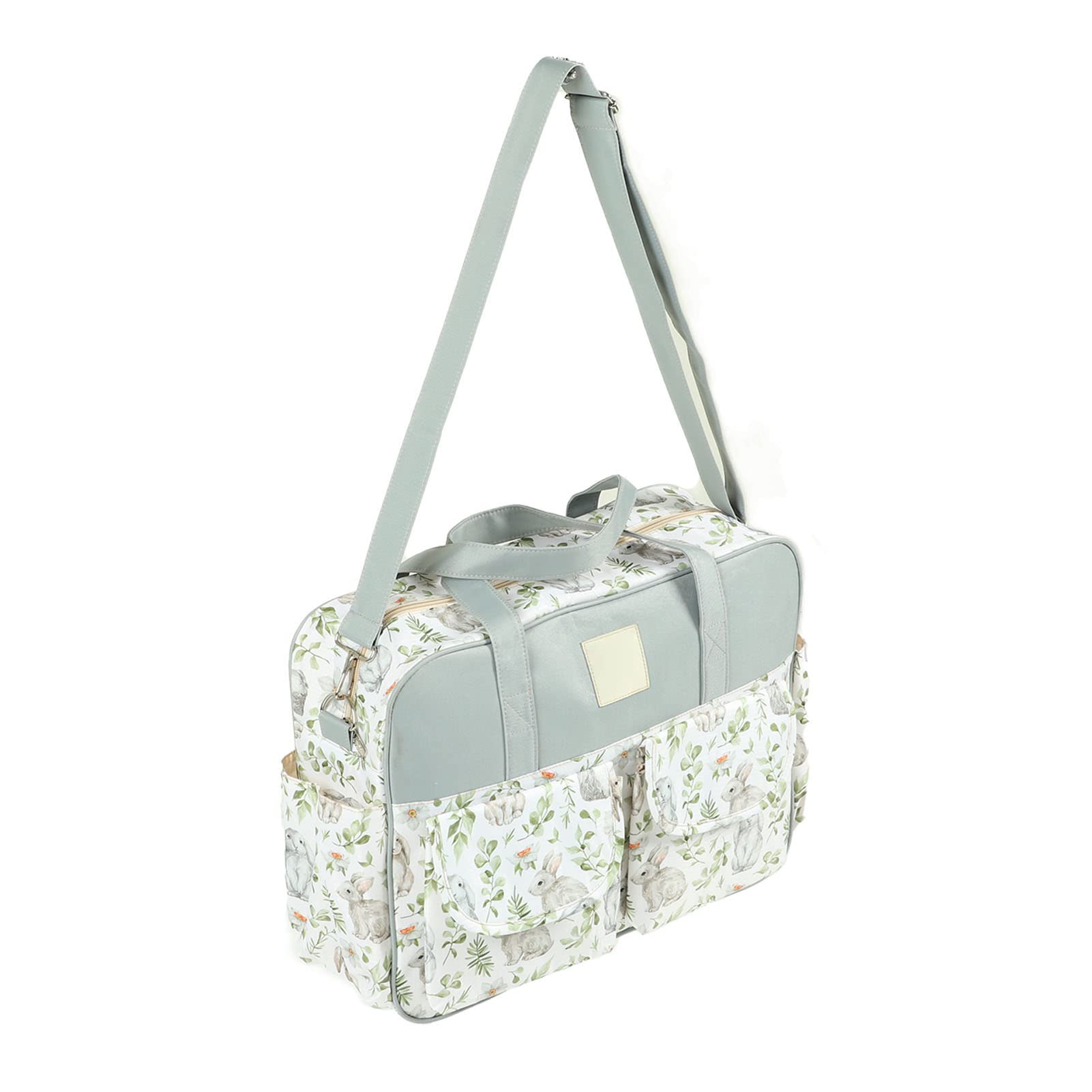 Drfeify Baby Nappy Bag, Water Proof Large Capacity Messenger Bag for Mum, Shoulder Carry Parenting Essential for Newborn Daily Outings and Travel