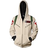 COSMOVIE Unisex Venkman Ghoul Hunter Hoodie 3D Printed Backpack Zip Up Jackets Coat