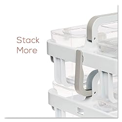 deflecto Stackable Caddy Organizer with S, M and L