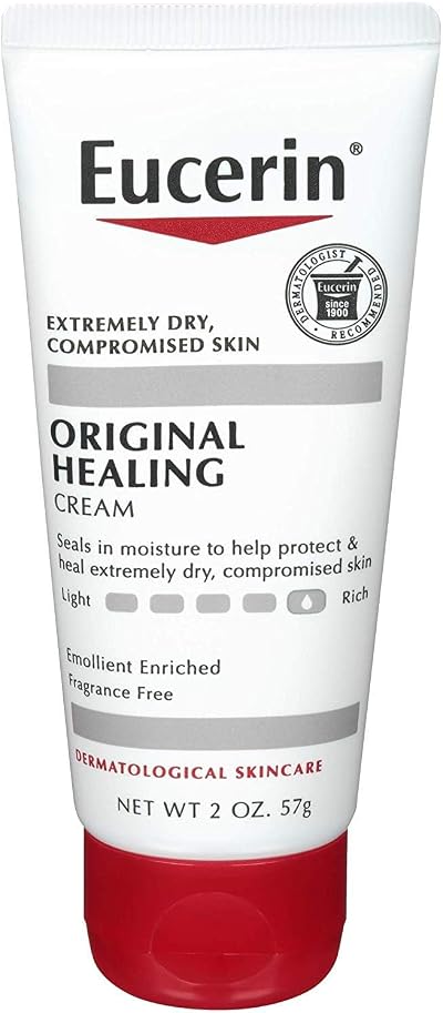 Eucerin Original Healing Rich Creme 2 oz Pack of 2 Dry Sensitive Skin