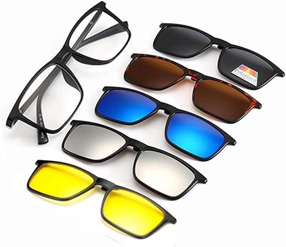 glasses with magnetic accessories