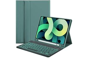 iPad Air 5th 10.9 Keyboard Case 2022,Detachable Wireless Keyboard With Magnetic,7 Backlit Color Smart Case,for iPad Air 5/4/3