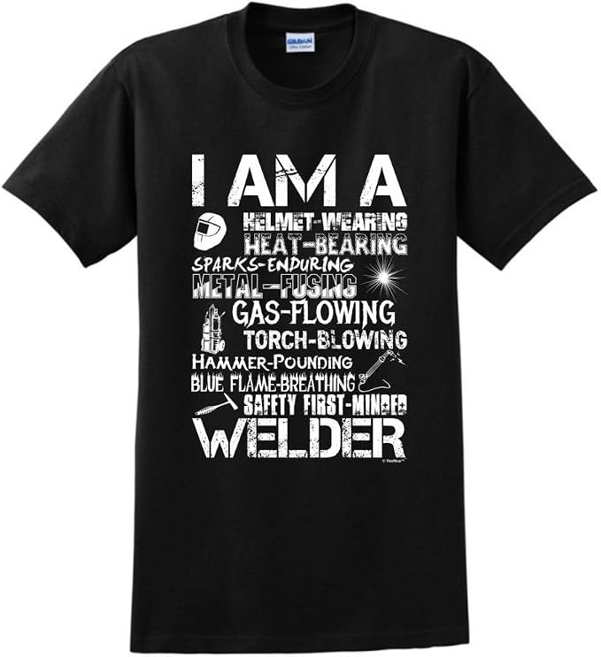 Small Product Image of I am a Welder, Badass Welding Gift T-Shirt