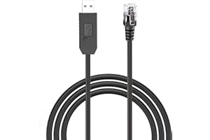 Jsvecip Radar Detector Cable, USB to RJ11 Plug Power Cord with Mute Function,Replacement Power Cable,for Escort Smart MAX 360 Passport Cobra 360 Unide R1/3/4/DFR8/9 Radenso XP etc Radar Detector.