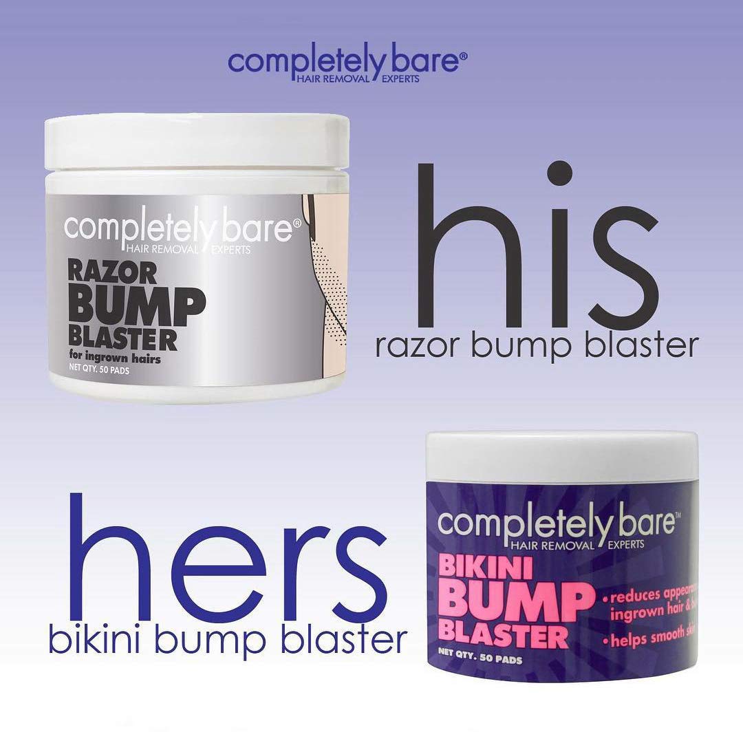 Completely Bare 18 Razor Bump Blaster 5 Count Pack Of 12