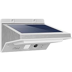 iThird Solar Motion Sensor Light Outdoor, LED Solar