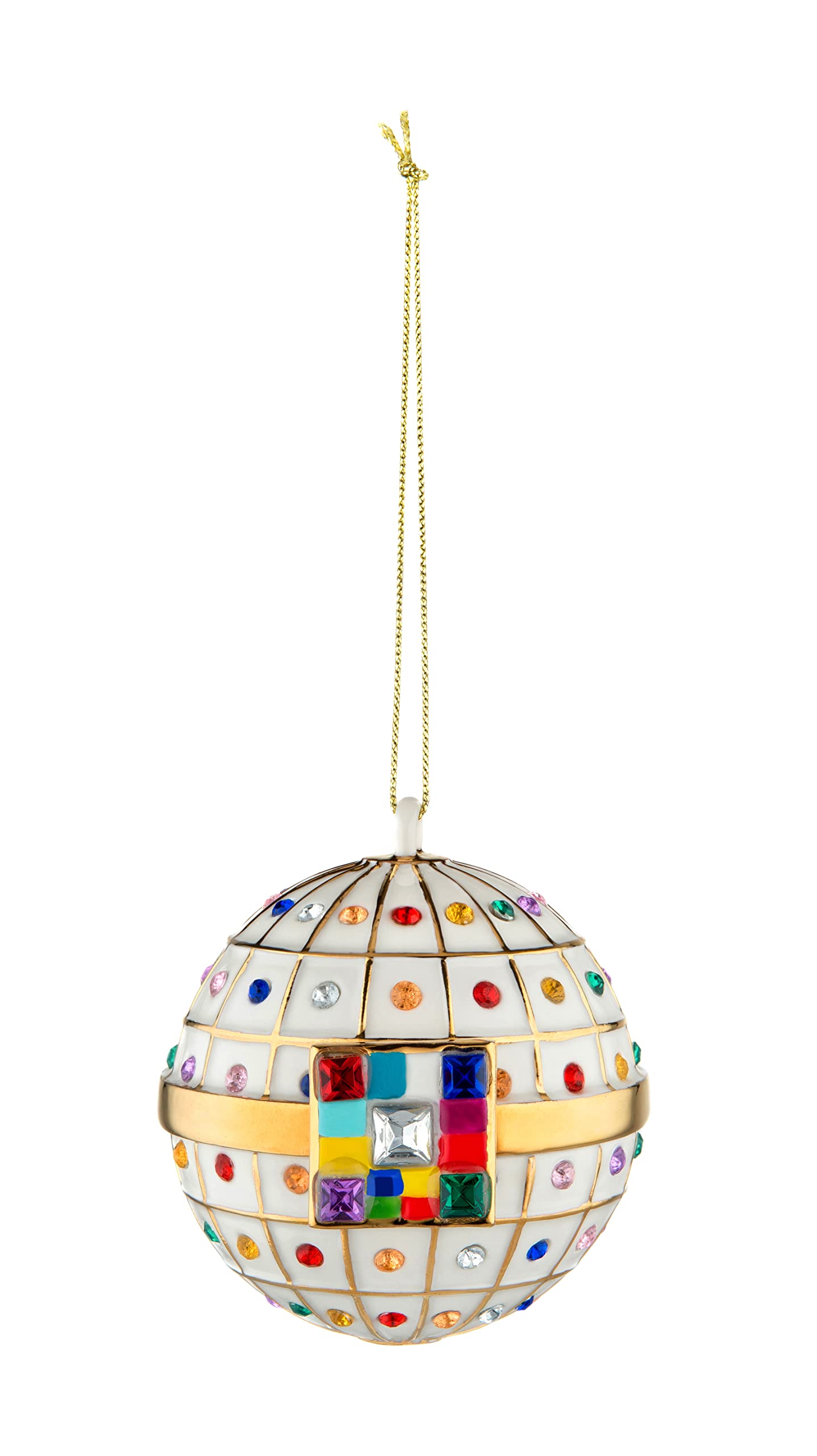 Alessi MJ16 7 Palla di Fidanzamento, Home ornament in porcelain. Hand-decorated.