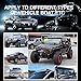 OFFROADTOWN 54 inch Curved LED Light Bar for Pickup Chery Dodge GMC LED Roof Light 832W Off Road Light Bar Quad Row LED Driving Lights Waterproof Work Light Bar