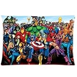 Custom Marvel Comics Superheroes Pattern 13 Pillowcase Cushion Cover Design Standard Size 20X30 Two Sides