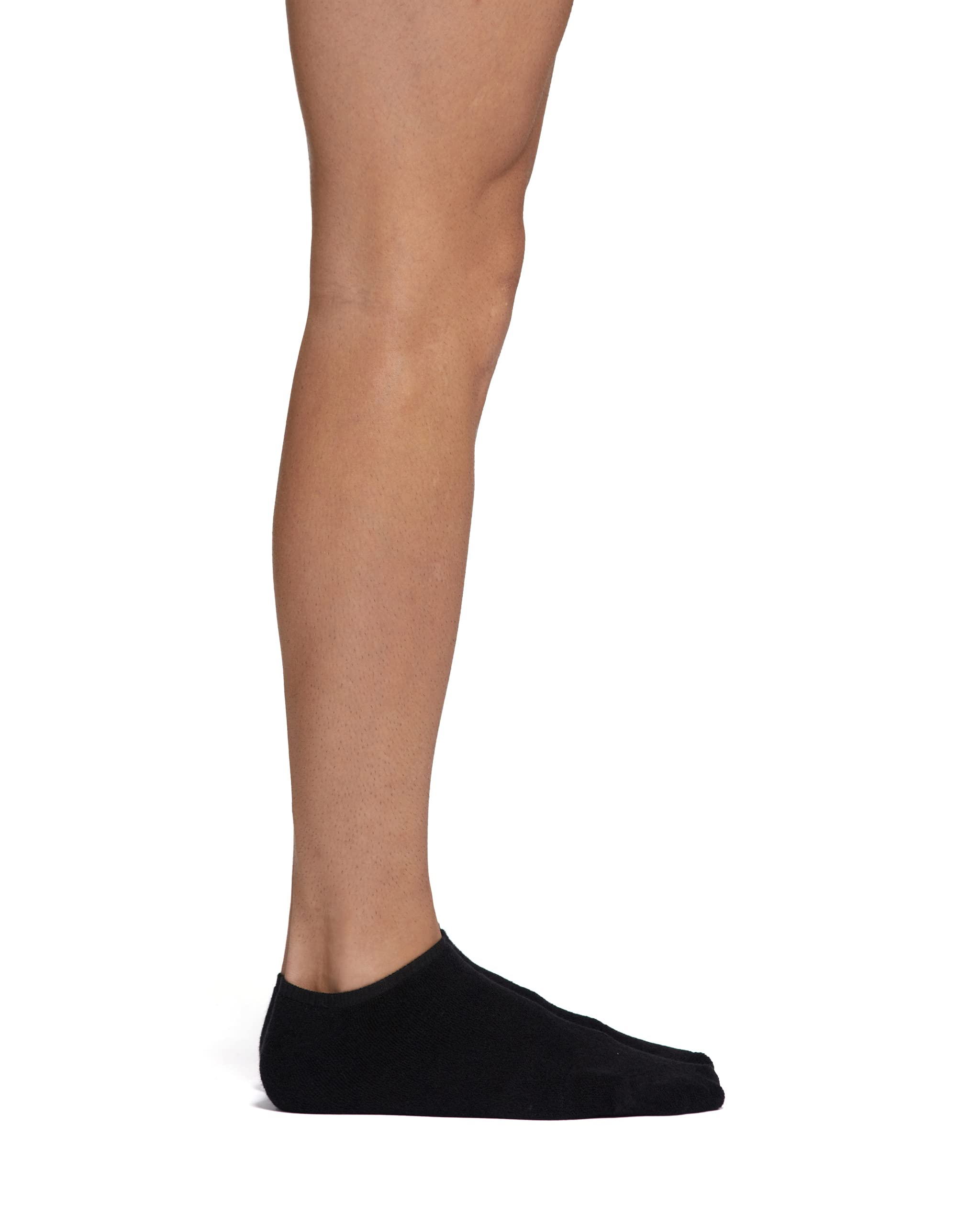 POMPEA Mcz Caldo COT. Lui Mini Socks (Pack of 6) Men's, Black, One Size