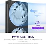 NZXT F240 RGB Core 240mm Single-Frame Fan Unit 2x120mm RGB Fans view 9
