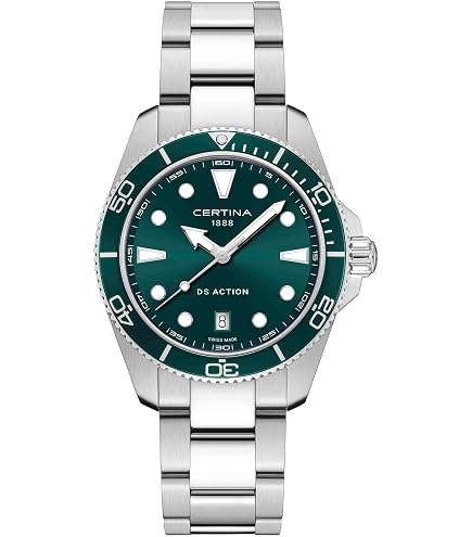 Amazon.com: Certina, Mens, DS Action Gent, 40.5, mm, Steel