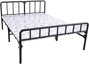 Mnjin Armazones de Cama para Dormitorio El armazón de Cama de Metal