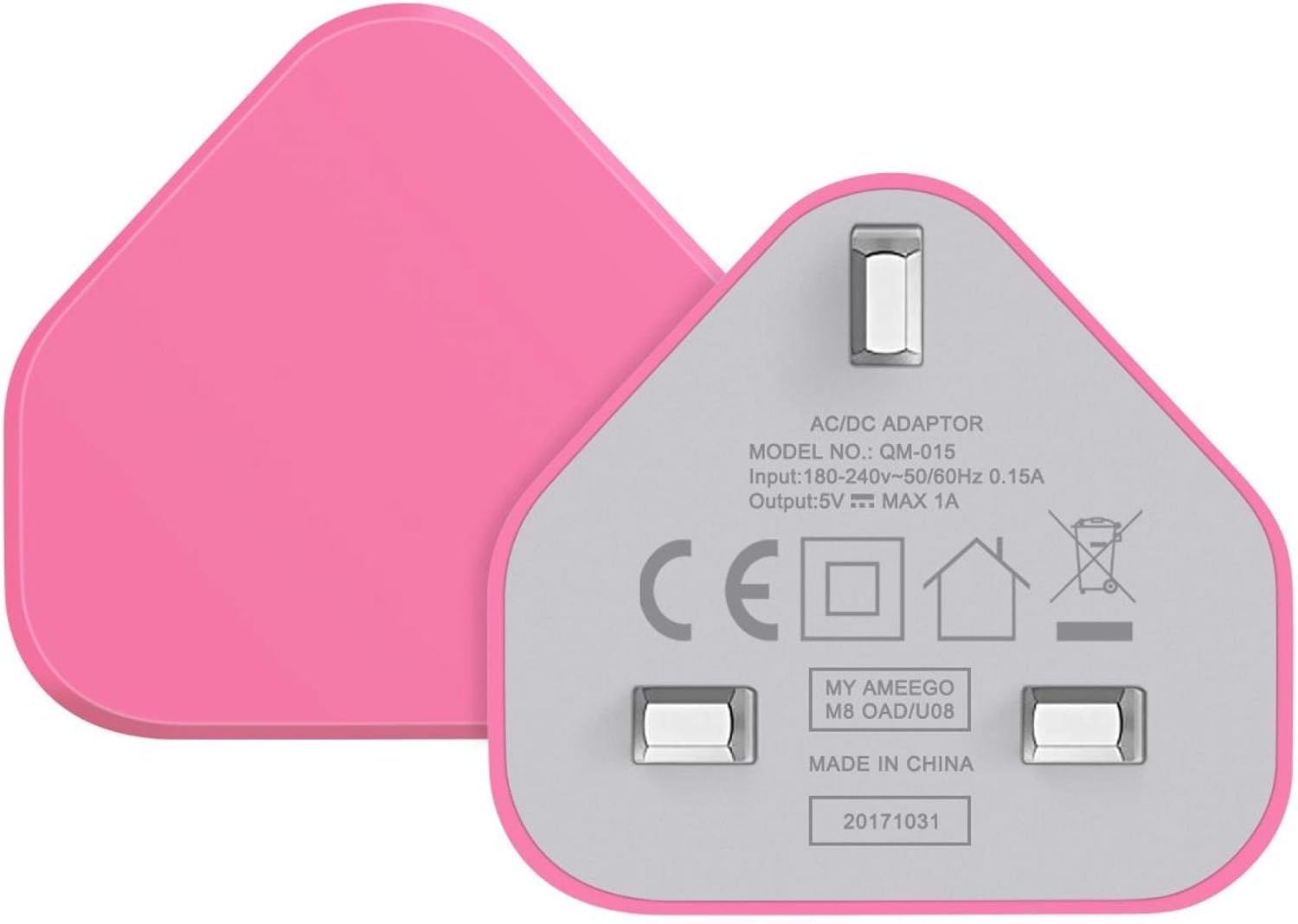AMO® Charger Plug, UK 3 Pin Plug Charger