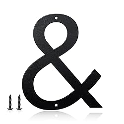 3 Inch House Numbers and Metal Letters for Outdoor