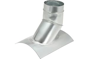 PATIKIL Duct Connector, Saddle Take Off 45 Degree 10" Duct to 4" Outlet Saddle Branch Extension Duct Splitter Round Duct Fitt