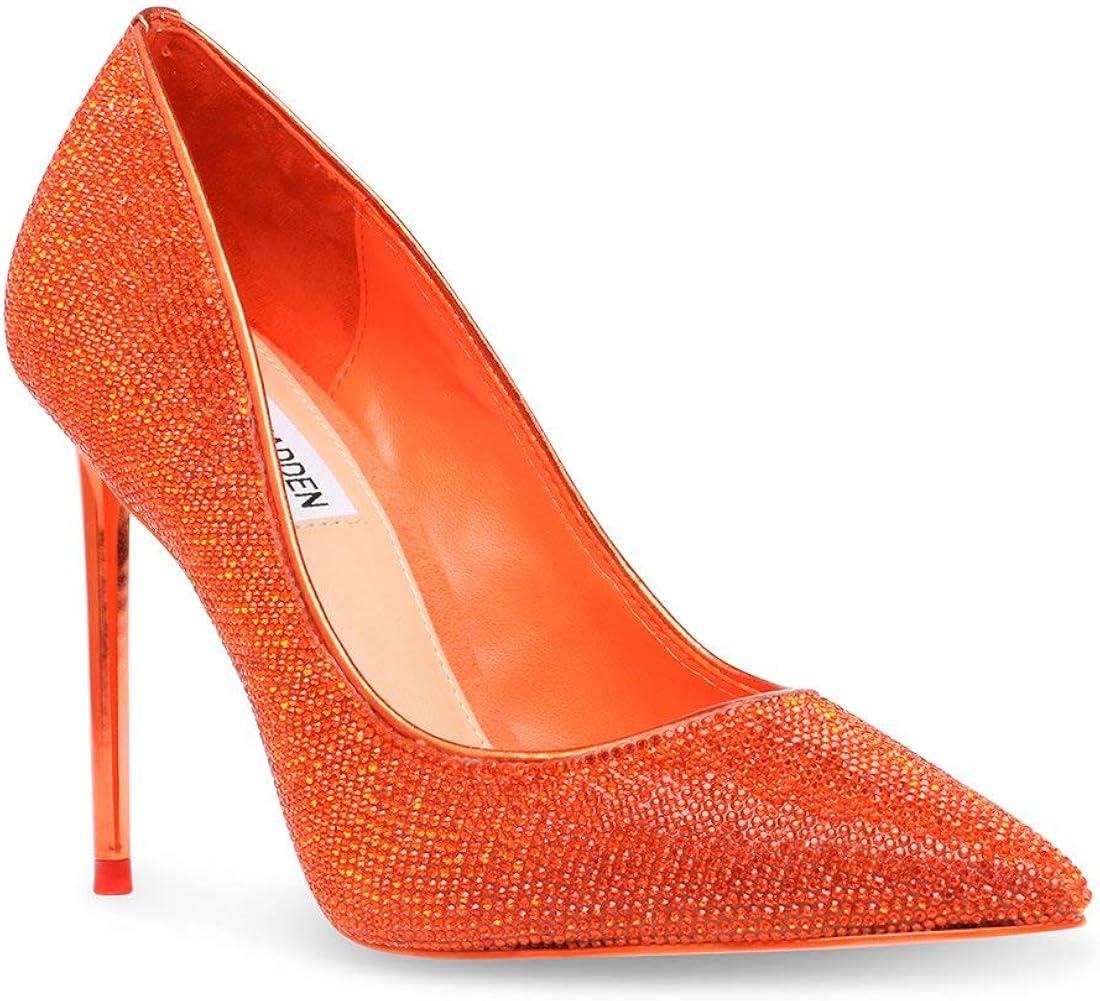 steve madden orange heels