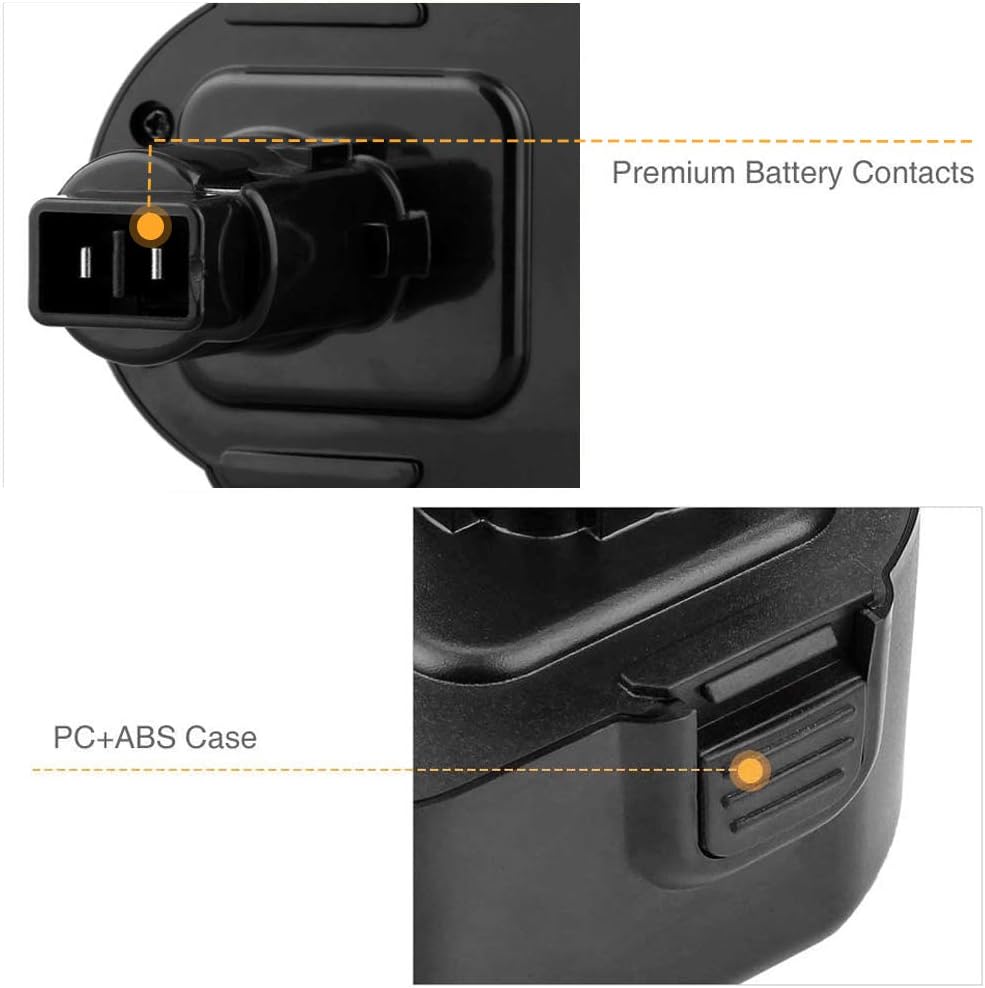 VANTTECH 4.8ah DC9071 Replacement Battery for Dewalt 12V XRP - Image 3