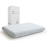 Hcore Ultra Thin Pillow Stomach Sleeping, Slim for Side Back Stomach Sleepers, Gel Infused Memory Foam with Two-Sided - CertiPUR-US 2.25 Inch