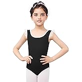 Dayrose Girls Mesh Flutter Sleeve Leotards, Ballet Dance Tank Leotards for Toddler/Little/Big Kids