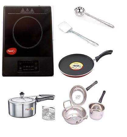 Buy Pigeon Amber Induction Cooktop 1500 W Black Induction