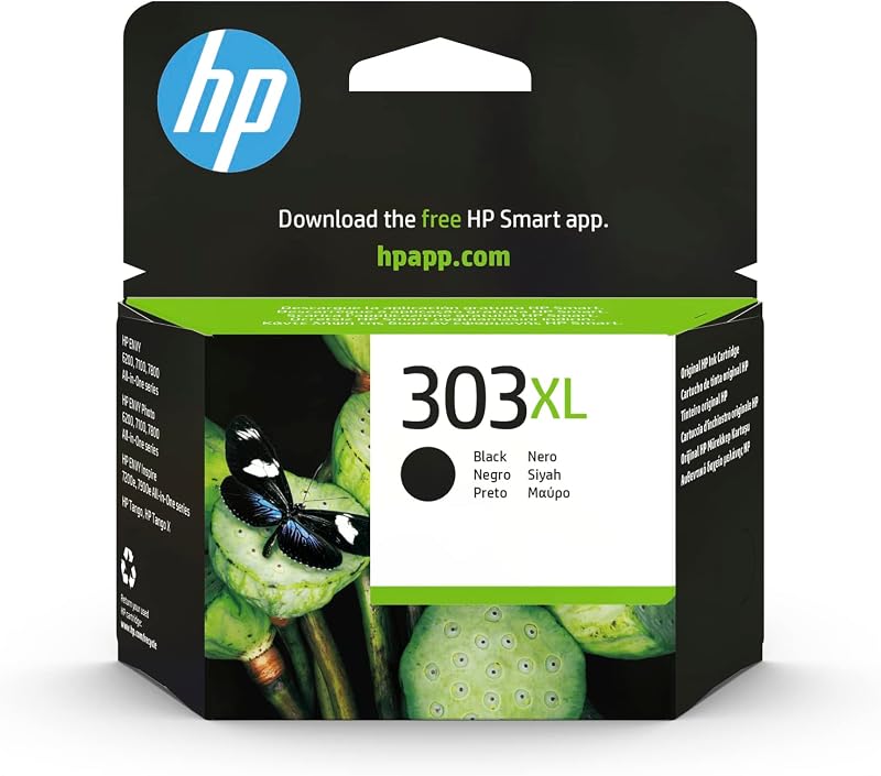 HP T6N04AE 303XL High Yield Original Ink Cartridge Black 1 Pack