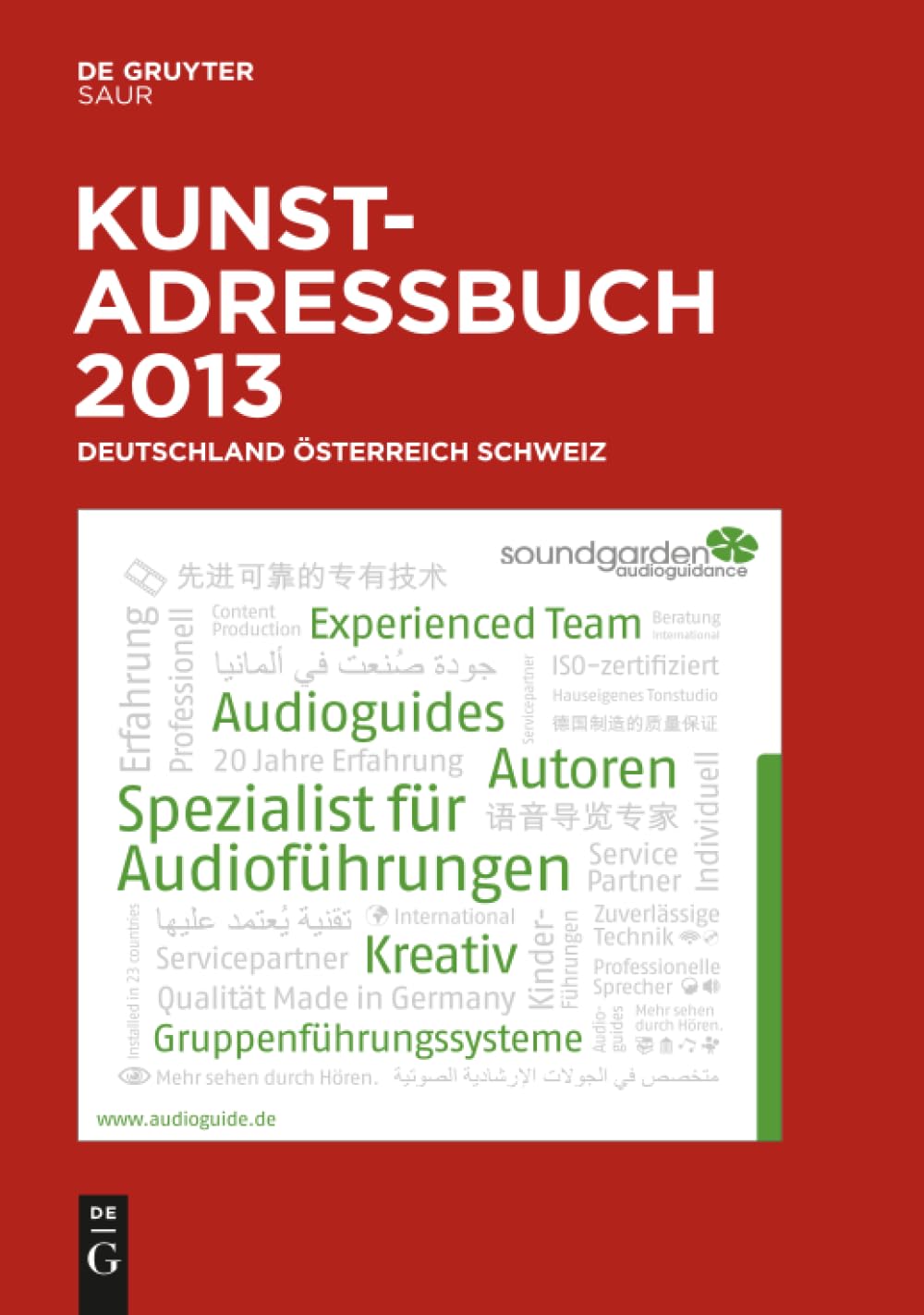 Kunstadressbuch Deutschland, Österreich, Schweiz 2013: Ebookplus