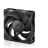 ARCTIC P12 Pro PST LN - Low-Noise Premium Fan, 120 mm PWM Fan with Y-Cable Splitter, 450-2000 RPM, 0 RPM <5% PWM, Fluid Dynamic Bearing, 4-Pin - Black