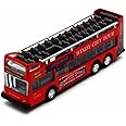 Showcasts Chicago Sightseeing Double Decker Bus Open Top, Red 2168CG - 6 Inch Scale Diecast Model Replica, but NO Box