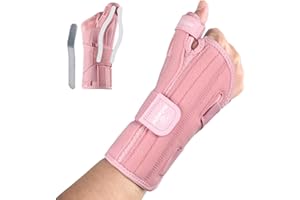NuCamper Carpal Tunnel Wrist Brace with Thumb Support, Thumb Brace Spica Splint for Tendonitis, De Quervains Tenosynovitis, Trigger Thumb Splint Wrist Support for Men Women - 1