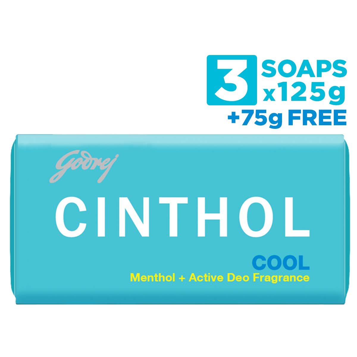 Cinthol Cool Soap, 125g (Pack 