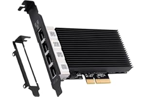 2.5G PCIe Ethernet Card with Intel I226 Chip, 2500Mbps Gigabit Network Adapter to PCIE X4 X8 X16 NIC for Windows 10/11, Windo
