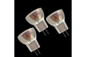 Halogen Light Bulbs Mr-8 3Pcs 6V 12V Low Voltage 5W 10W 20W 35W Outdoor Spotlight Bulbs with Gu4 Bi-Pin Base (6V-5W)