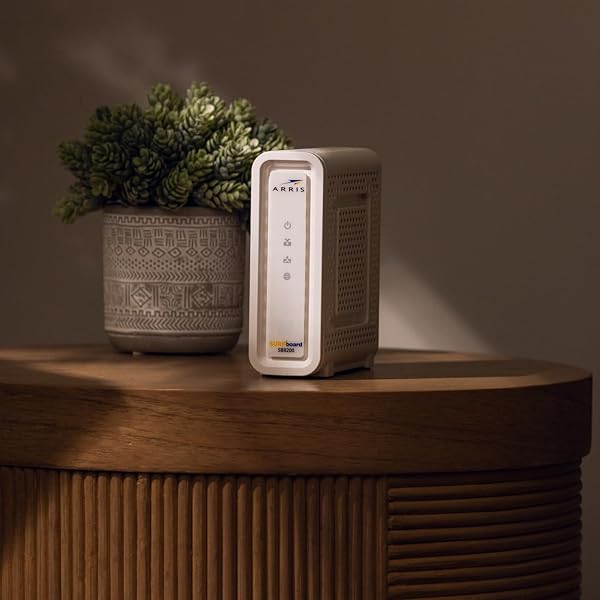 ARRIS (SB8200) – CABLE MODEM – FAST DOCSIS 3.1 32X8 GIGABIT CABLE MODEM , APPROVED FOR COMCAST XFINITY, COX, CHARTER SPECTRUM, & MORE | 1 GBPS MAX INTERNET SPEED, 4 OFDM CHANNELS