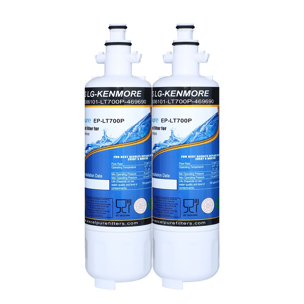 EXCELPURE Refrigerator Water Filter Compatible With Kenmore 469690