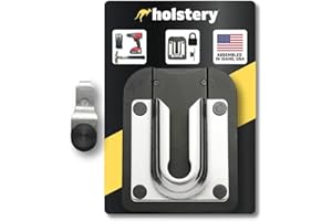 HOLSTERY PinPal Pro | Universal Tool Holster - Gravity Locking Clip-On Tool Belt Holder for Drills, Impacts, and Other Tools
