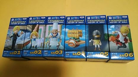Amazon 未開封 フルコンプ 6種セット ワンピース ワールドコレクタブルフィギュア History Of Sanji ヒストリー サンジ バラティエ ゼフ おもちゃ おもちゃ